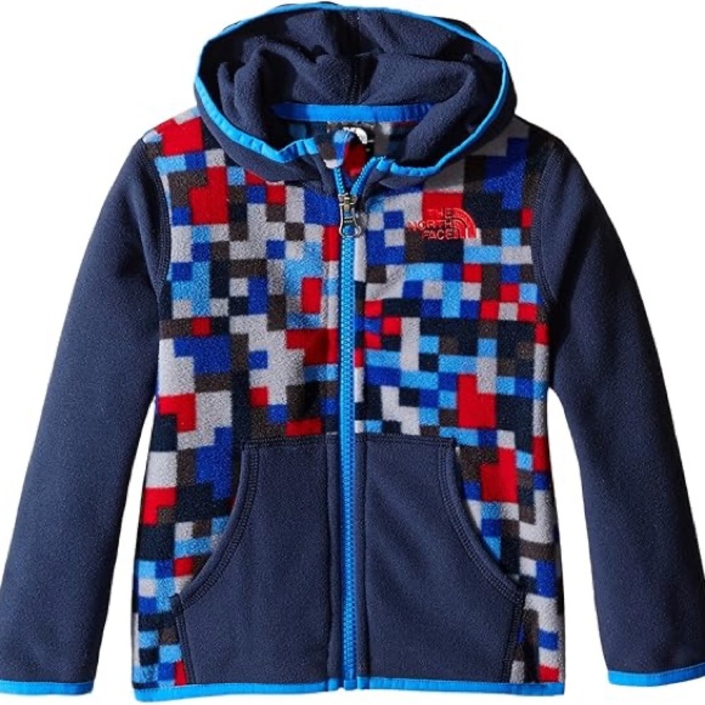 EUC The North Face Glacier Full Zip Jacket - 12-18 Months